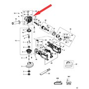 Корпус редуктора в сборе для болгарки Black&Decker BCG720 1004742-74