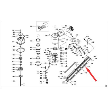 Магазин для монтажного пистолета DeWalt DPN10033 11389-0874701