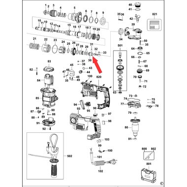 Поршень для перфоратора Stanley STHR323K 5140147-40