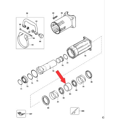 Противовес для бетонолома DeWalt D25900K 579781-00