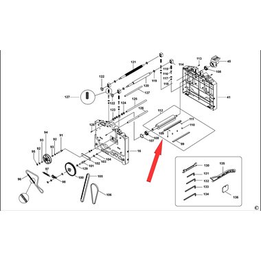 Головка для рейсмуса DeWalt D27300 в сборе 868892-00