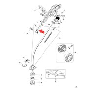 Труба в сборе для триммера Black&Decker GL7033 90608743N-01